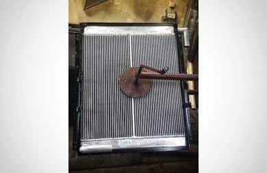 Excavator oil cooling radiator, newly manufactured