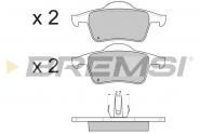 Brake pad set Volvo S60/S80/V70 98&gt; rear
