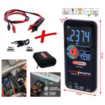 Automatic digital multimeter incl. test probes 