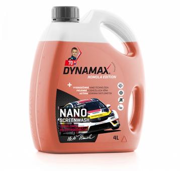 Langų apiplovimo skystis DYNAMAX SCREENWASH NANO Racing 4L 