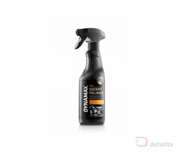 Plastikinių detalių poliravimo skystis + mikropluošto šluostė DYNAMAX COCKPIT POLISHER 500ML