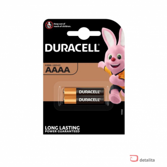 Щелочная батарейка LR61/AAAA/DUR-LR61/AAAA/LR8D425/25A 1.5V 625mAh BL2DURACELL (2 шт. в упаковке)