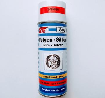 Dažai sidabriniai Felgen-Silber 400ml 