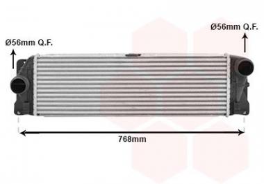 Радиатор воздуха MB Sprinter 3/3,5-t B907/910 2.2 CDI 18- 