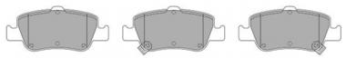 Brake pad set Toyota Auris/Corolla 1.2-2.2D 06-19 