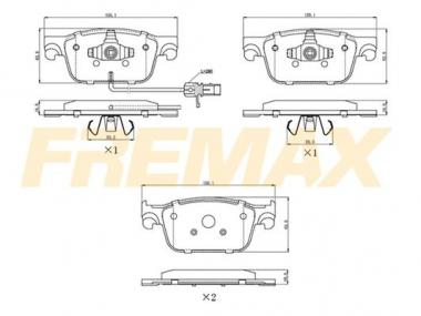 Stabdžių trinkelės Audi A4 B9 16- 