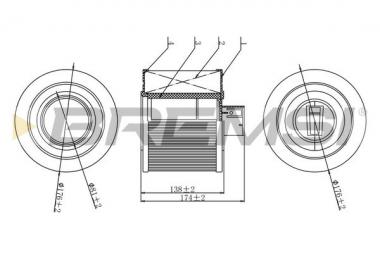 Air filter element BMW 1/3/X1 06>