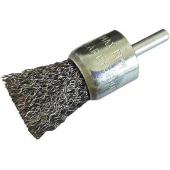 Wire end brush, Ø 25 mm with 6 mm holder 