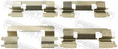 Priedų komplektas, diskinių stabdžių trinkelės 