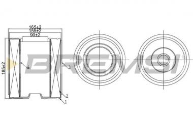 Air filter element Audi A6 C7/A7/A8 D4 1.8-2.0H 11-18 