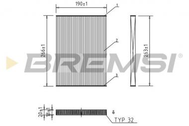 Interior filter Nissan Qashqai I/Rogue/X-Trail I/II 1.5D-2.5 07-14 