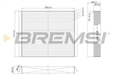 Фильтр салона Opel Meriva A 1.3D-1.8 03-10 