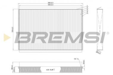 Interior filter MB Sprinter B906/B907/B910 1.8-3.5 06- 