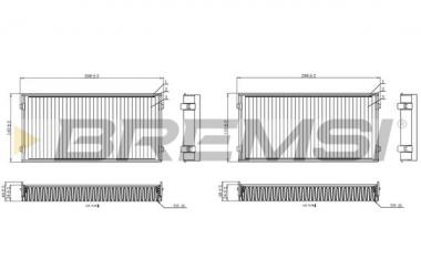 Interior filter BMW X5 E70/F15/X6 E71/F16 2.0-4.8 06-19 
