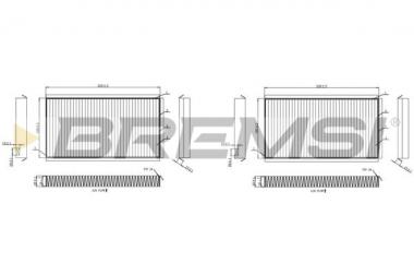 Interior filter BMW 5 E60/E61/6 E63/E64 2.0-5.0 01-10 