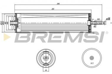 Фильтр диз. топлива BMW 1/2/X1/X2/Mini/Clubman/Countryman 1.5D/2.0D 13- 