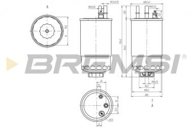 Фильтр диз. топлива Citroen Jumper II/Fiat Ducato/Peugeot Boxer 2.0D/2.3D/3.0D 06- 