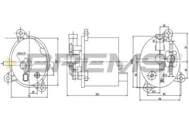 Fuel filter Citroen C5 II/III/C6/C8/C-Crosser/Ford Galaxy II/Mondeo IV/S-Max 2.0D/2.2D 06- 