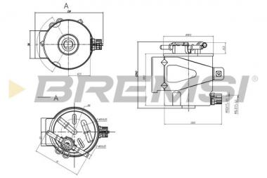 Фильтр диз. топлива Dacia Logan/Sandero/Renault Grand Scenic II/Megane II/Scenic II 1.5D/2.0D 03- 