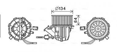Blower motor Audi A4 B8/A5/Q5 1.8-4.2 07-17 