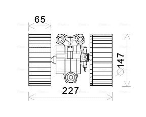 Blower motor BMW 5 E39/X5 E53/Land Rover Range Rover III 2.0-4.9 95-12 