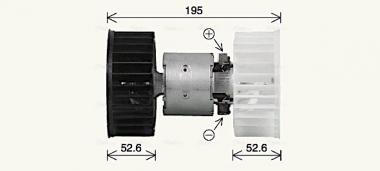 Blower motor BMW 3 E30/Z1/Z3 E36/Z8 E52 1.6-4.9 82-03 