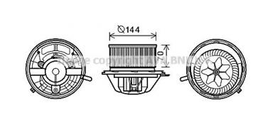 Blower motor MB E W211 02- 