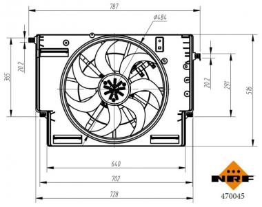 Fan, radiator