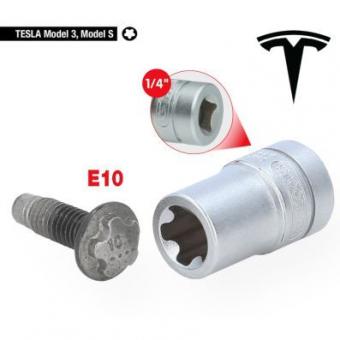 1/4" special profile socket for Tesla, E10 