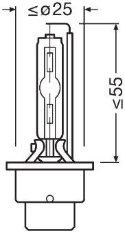 Лампа накаливания, основная фара 
