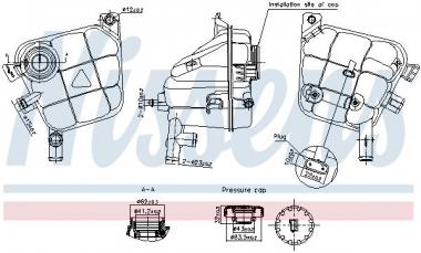 Компенсационный бак MB GL X166/GLE C292/W166/GLS X166/ML W166 11-19 