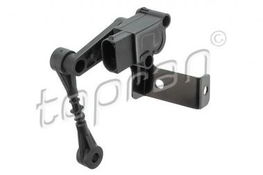 Sensor, headlight range adjustment
