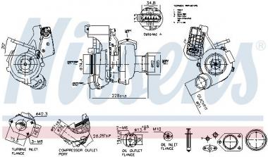Turbokompresorius BMW 1 E81/3 E90/X1 E84 2.0D 06-15 