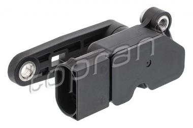 Sensor, headlight range adjustment