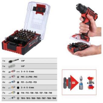 1/4" TORSIONpower bit box in eMONSTER design, 32 pcs 