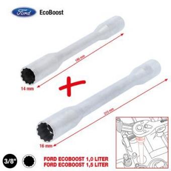 Raktų uždegimo žvakėms komplektas Ford EcoBoost 1.0-1.5, 3/8", 2 dalių 