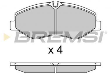 Brake pad set MB V Vito W447 1.6D-2.2D 14- 