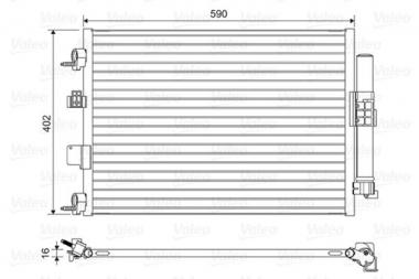 Condenser, air conditioning 