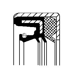 Shaft Seal, differential 