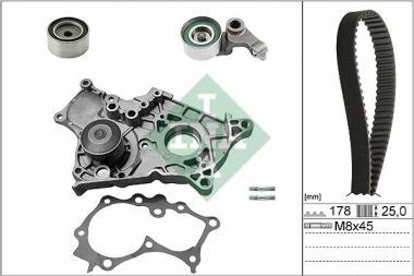 Water Pump & Timing Belt Kit Toyota Avensis/Verso/Corolla/Verso/Previa II/RAV 4 II 2.0D 99-09 