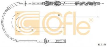 Accelerator cable Ford Transit 2.5D 86- 