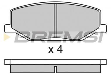 Stabdžių trinkelės Suzuki 81> pr. 