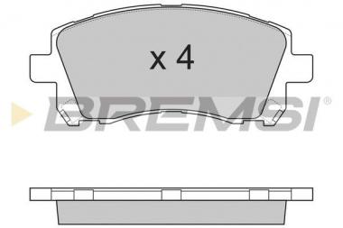 Brake pad set Subaru Forester/Impreza/Legacy II/III/Outback 1.6-3.0 94-09 