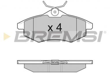 Stabdžių trinkelės Citroen C2/C3 03> pr. 