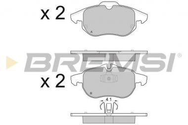 Brake pad set Opel Signum/Vectra C 02> 