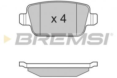 Brake pad set Ford Focus II/Galaxy II/Kuga I/Mondeo IV/S-Max 1.6-2.5 06-15 