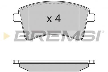 Brake pad set Renault Kangoo 08> 