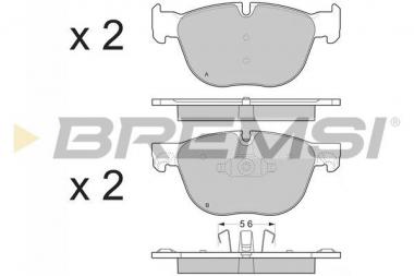 Brake pad set BMW X4 F26/X5 E70/F15/X6 E71/F16 2.0-4.8 06-19 