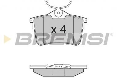 Stabdžių trinkelės Citroen Berlingo/Peugeot Partner 08> gl. 