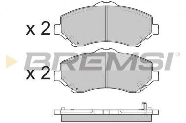 Brake pad set Chrysler Town & Country/Voyager V/Fiat Freemont/Jeep Cherokee/Compass/Wrangler III 2.0D-4.0 03- 